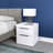Capri Modern Double Drawer Low Profile Nightstand-1915568809