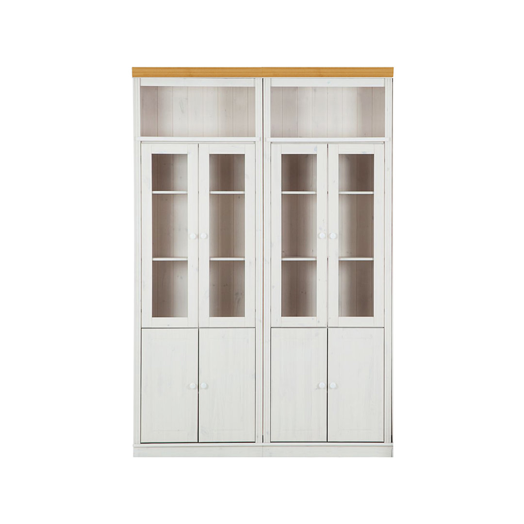 Dedrah 223cm H x 148cm W Library Bookcase Bookcase