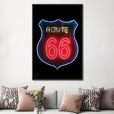 " Neon U.S. Route 66 Sign, Albuquerque, New Mexico, USA " by Julien McRoberts