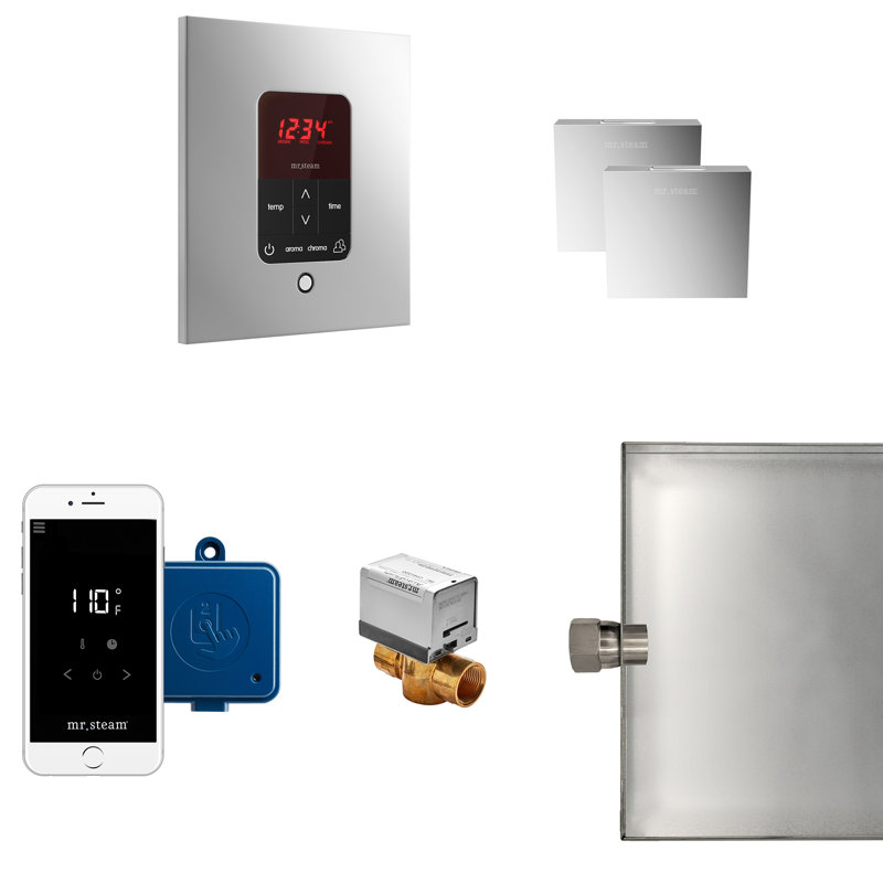 Ensemble de générateur de vapeur Butler Max, Chrome poli