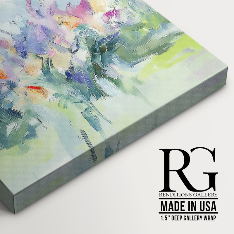 Floral XXXII Gallery Wrapped Canvas - Ready To Hang, 36" H x 24" W