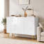 Modern Sideboard, Rectangular Buffet Table White