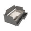 Lit de jour simple en bois massif avec tiroirs de rangement Antavious Coastal Cottage-797402882