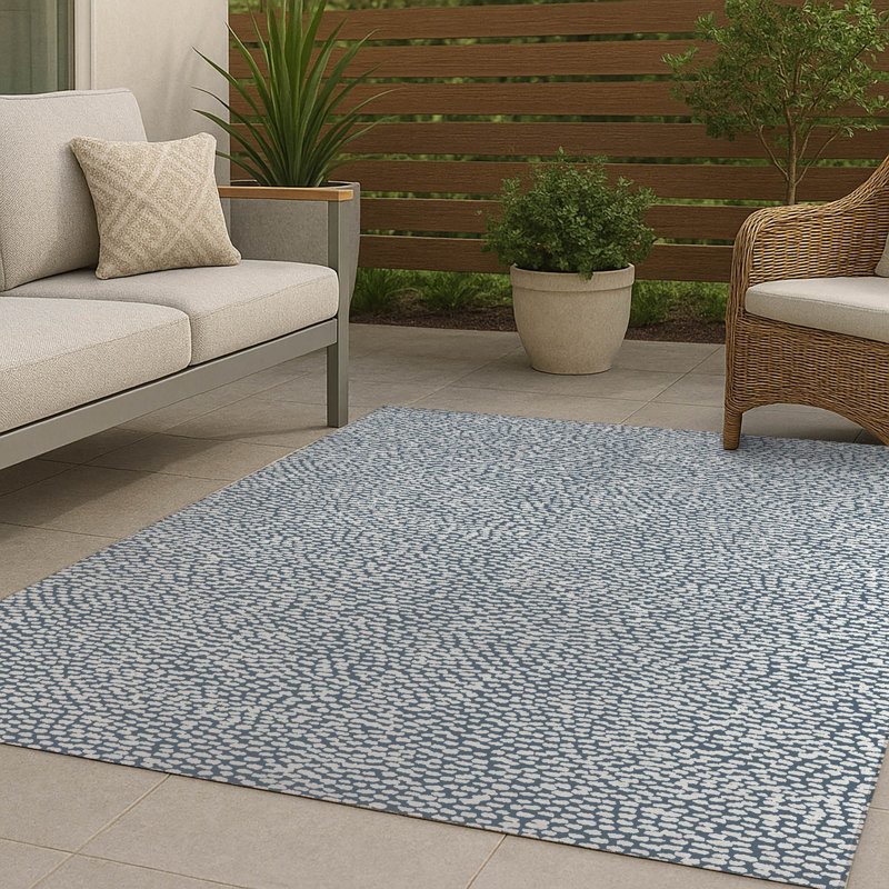 Twinkle Splat Non-Slip Outdoor Rug, Rectangle 2' x 3'