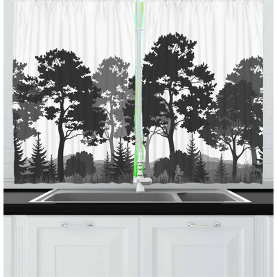 Pointed Kitchen Curtain