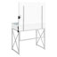 Coiffeuse avec miroir et tabouret Hamlin