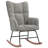 Khennedi Rocking Chair Velvet-1609273467