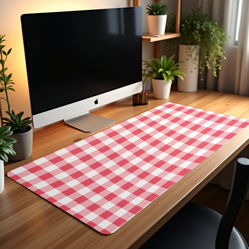 Polyester Desk Pad, 14.4x12.1