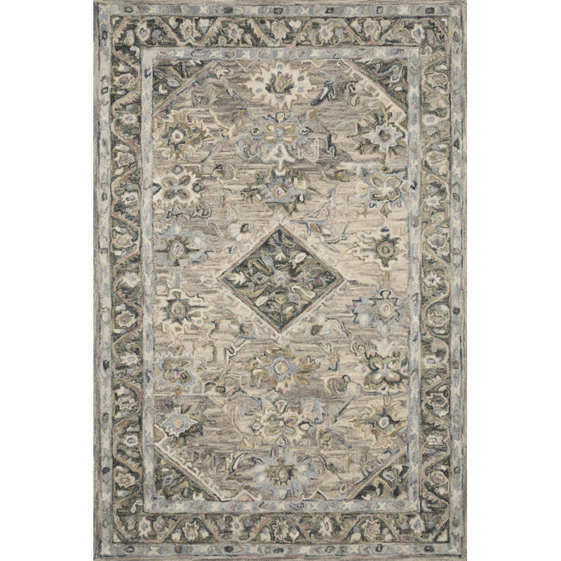 Carwell Wool Oriental Indoor Rug, Rectangle 2'3" x 3'9"