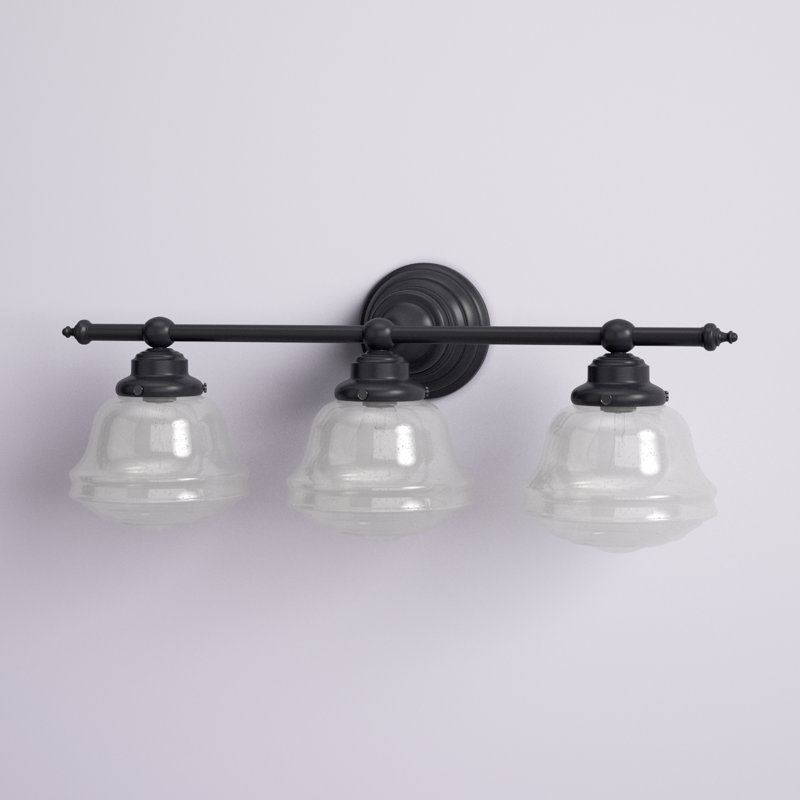 Gracious Adwitiya Rectangle Acrylic LED Flush Mount, 3 lights, 10" H X 24" W X 7" D, Oil Rubbed Bronze