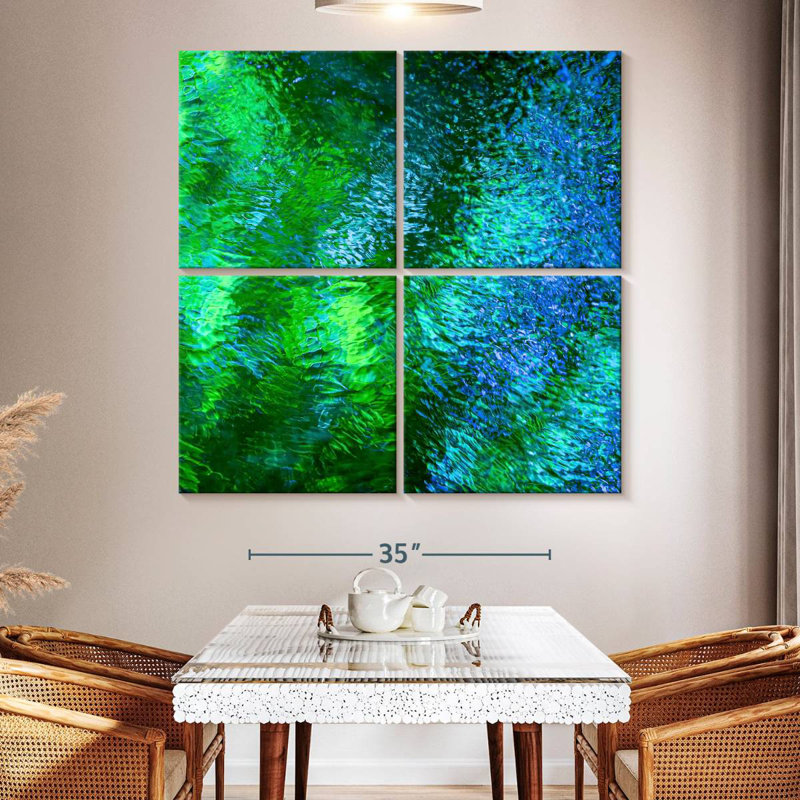 Monets Pool III, 50" H x 50" W