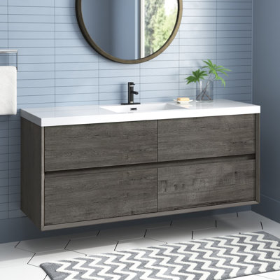 Meuble-lavabo simple l 59,25 po Seavy