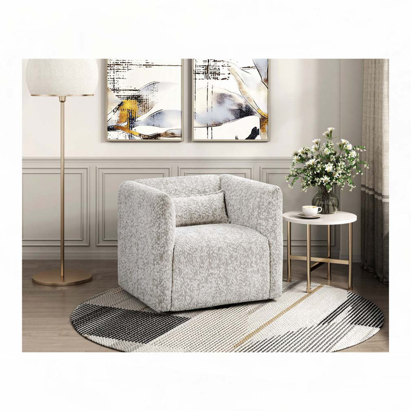 Chaise de salon pivotante