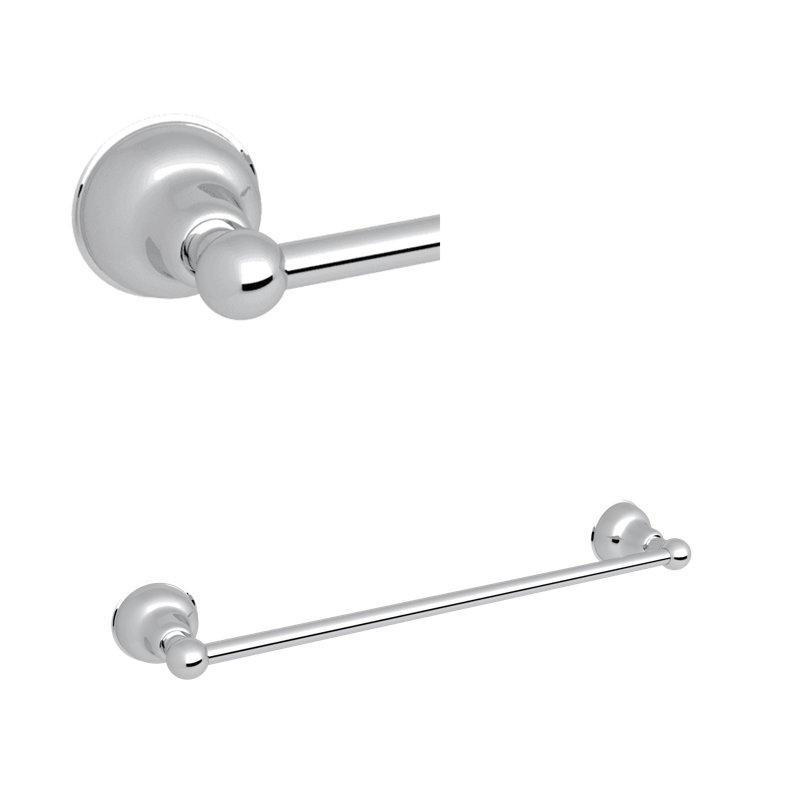 Arcana™ 24" Towel Bar, Polished Chrome, 2.5" H x 24" L x 3" D