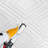 Ceiling Tiles 12-Pack 24 x 24 in PVC Easy Installation White Peg Pattern