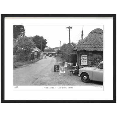Pett Level, Beach Road C1955 by Francis Frith - Single Picture Frame Print