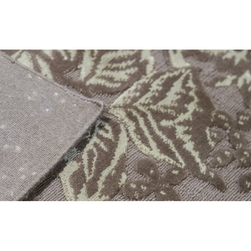 Hand-Knotted High-Quality Gold Area Rug