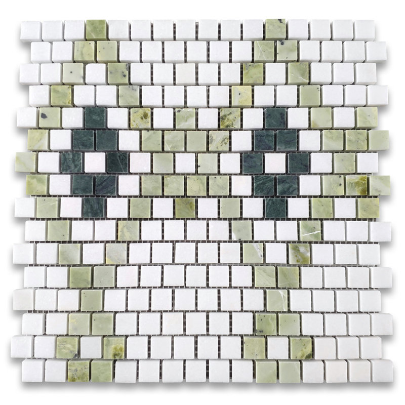 10" x 10" Marble Mosaic Wall & Floor Tile