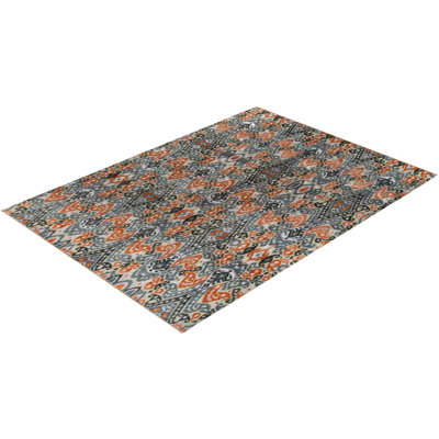 Overdyed One-of-a-Kind 9' 1" X 12' 4" Hand Knotted Area Rug