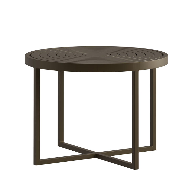 Round Dining Table, Hazelnut