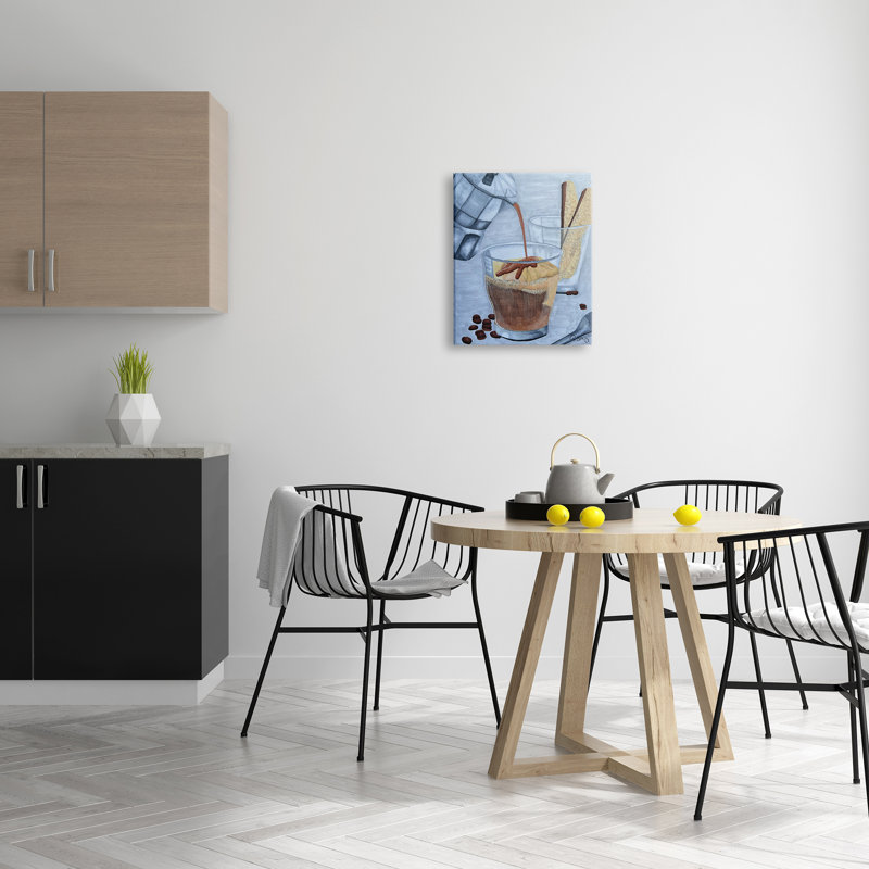 Peinture sur toile Decadent Dessert Espresso, H 20 po x l 16 po x P 1,5 po