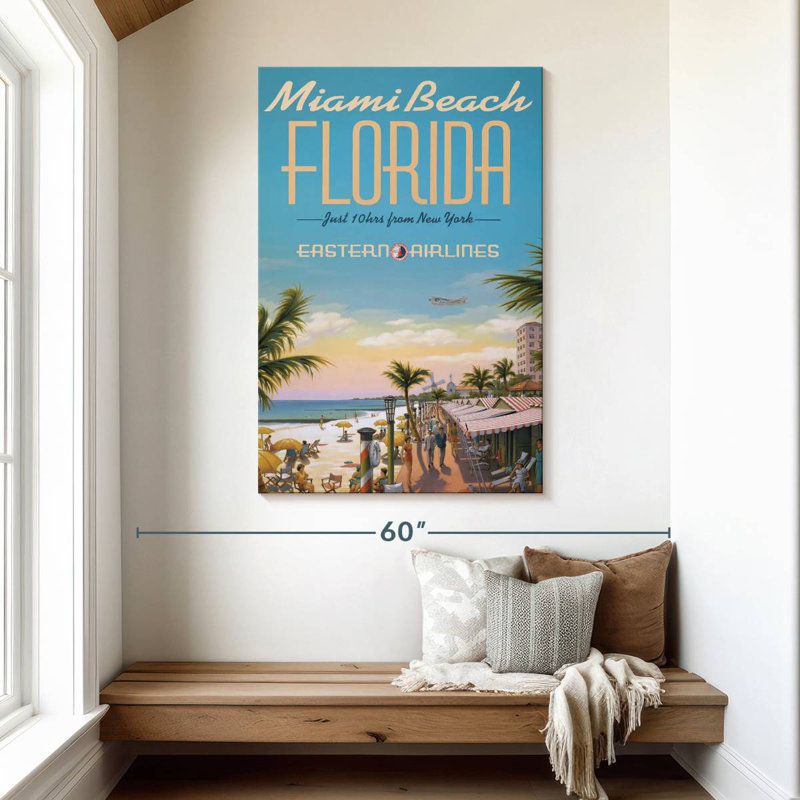 Aime Miami Beach, Floride, H 48 po x l 32 po