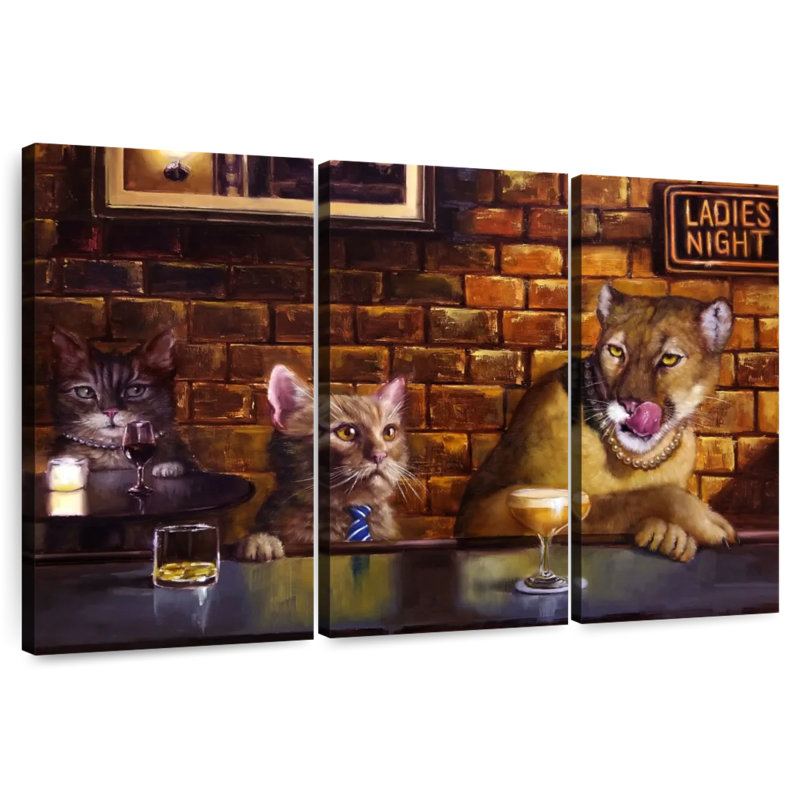 Ketti On The Prowl, 28" H x 45" W