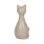 9" Skinny Sitting Kitty, Grey-611326610-611326609