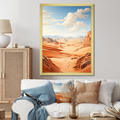 «Desert Sahara Landscape I», reproduction sur toile