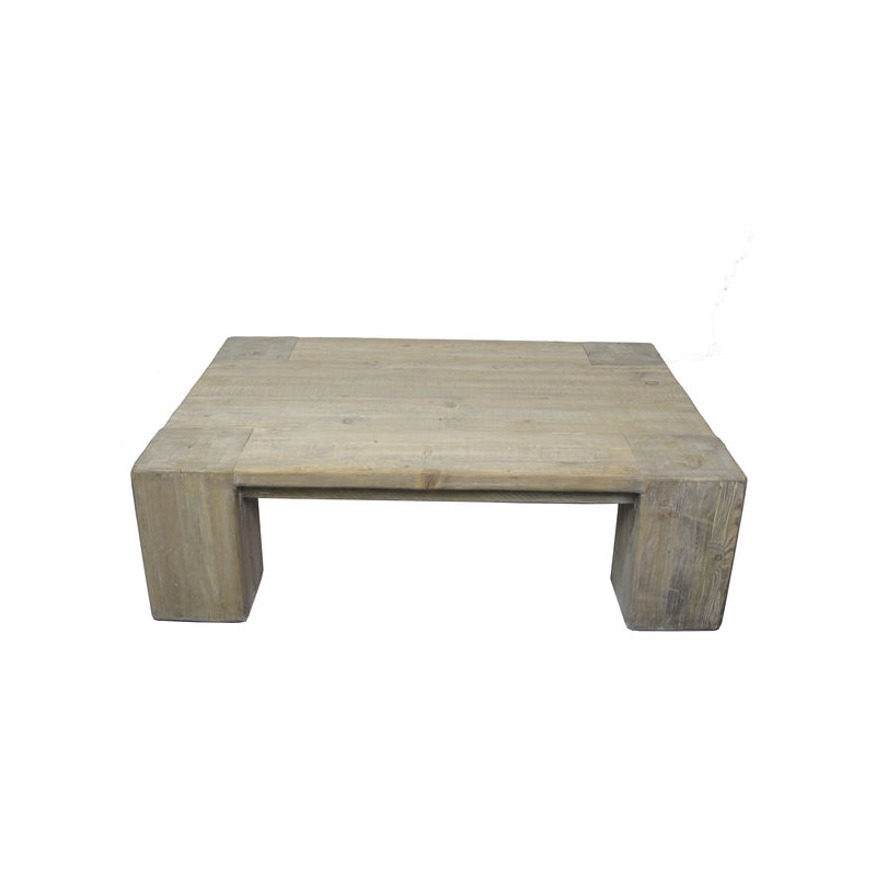Table basse en bois massif