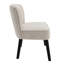 Chaise de chambre de bébé blanche - compacte et confortable pour les petites pièces élégantes avec pieds