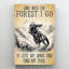 Impression sur toile, "Mountain Biking And Into The Forest" - 1 pièce-1385715849