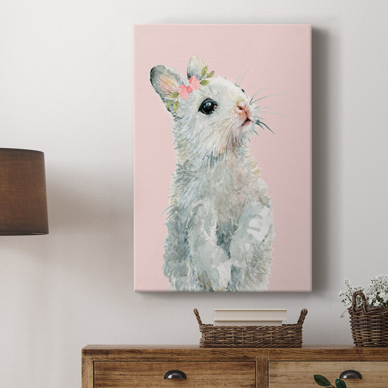 Lapin habillé - galerie Cavas sur mesure, H 60 po x l 40 po