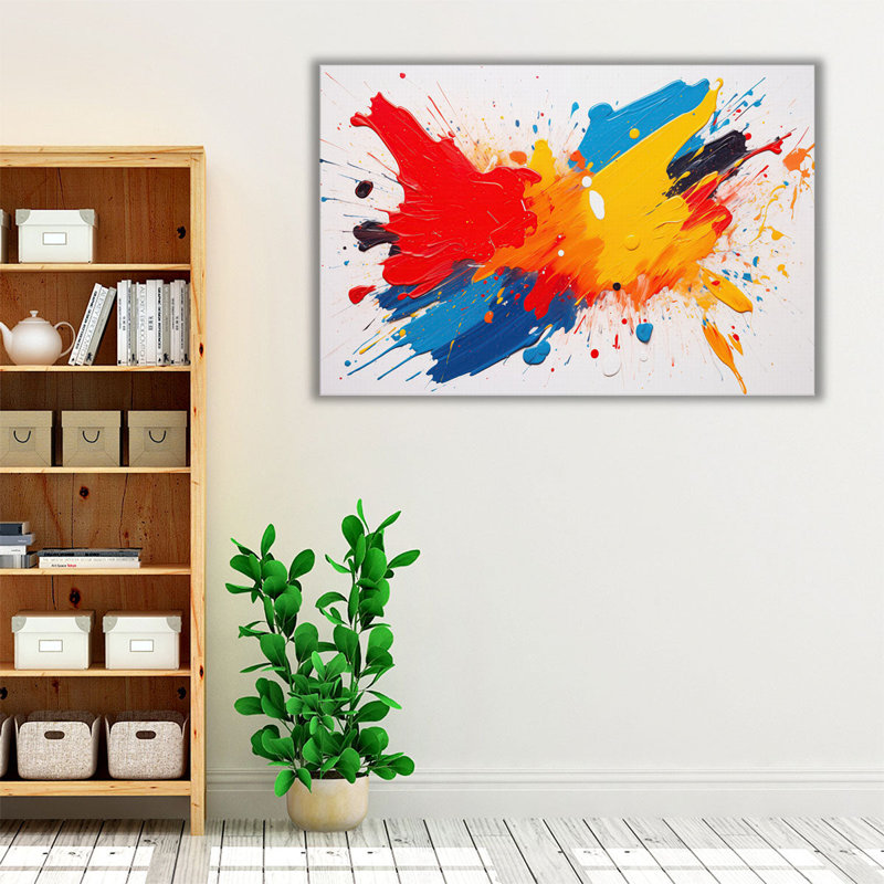 Éclat de couleurs énergiques, H 20 po x l 30 po