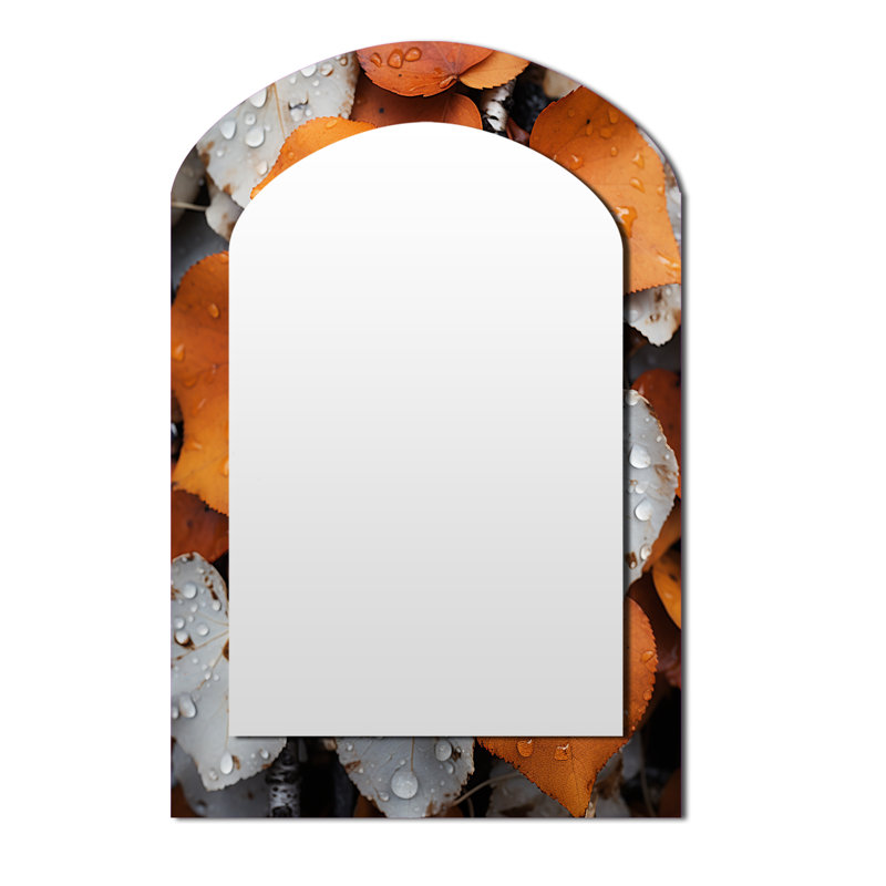 Lriot - Miroir paysager en métal, 43 po x 33 po