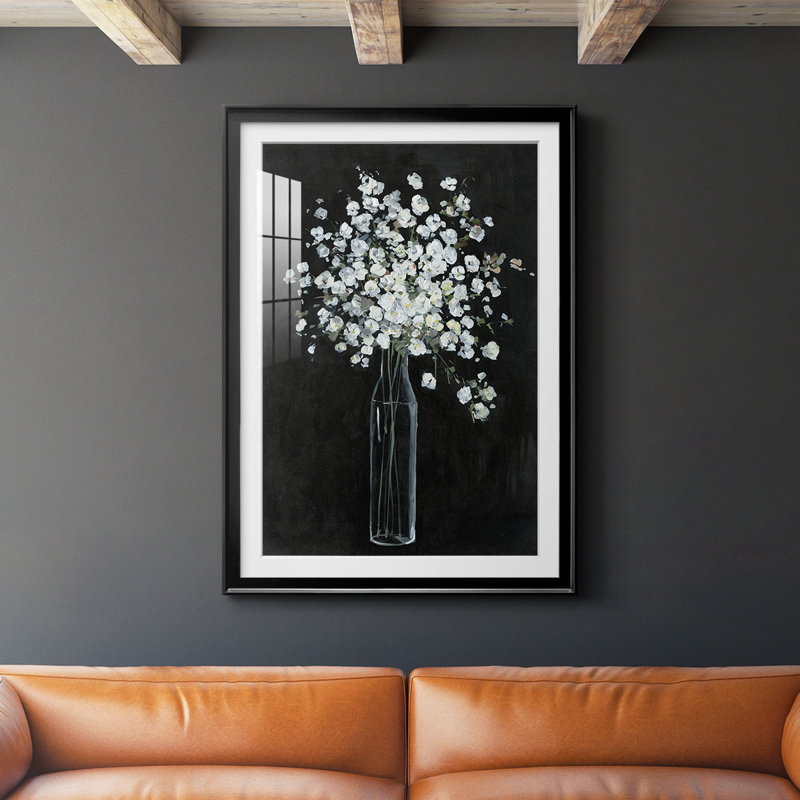 Reproduction encadrée de qualité supérieure - Prêt à accrocher, Noir, H 24,5 po x l 18,5 po x P 1 po