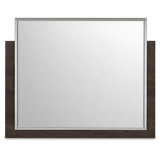 Infinity Rectangle Glass Dresser and Wall Mirror