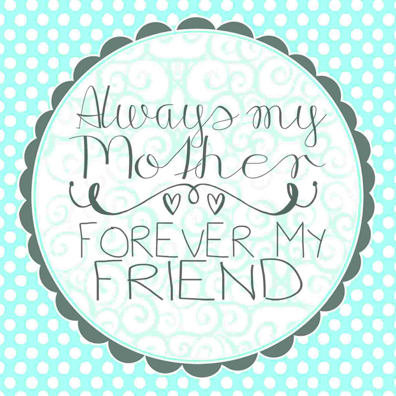 " Forever Mother 2 ", 12" H x 12" W