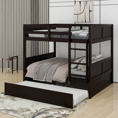 Full Over Full Bunk Bed With Trundle