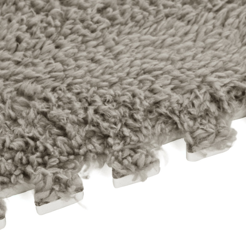 Square 30 cm x 30 cm Felt Area Rug Set