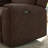 Espresso Power Loveseat with Console 