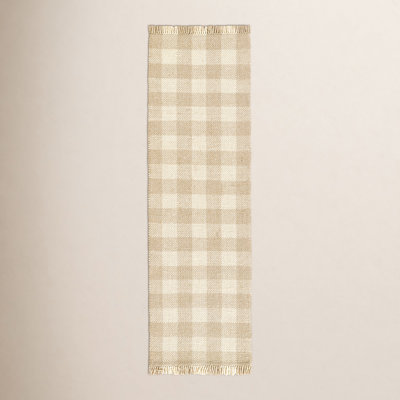 Cosette Hand-Woven Plaid Rug