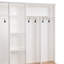 Arbre d'entrée Yomaly avec banc et rangement pour chaussures-2105729816