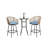3Pcs Outdoor Bar Set