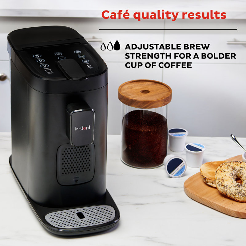 Instant Dual Pod Plus 2 L Black Automatic Coffee Maker