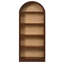 Grande bibliothèque autoportante à 5 niveaux avec plateau en tissu Oryn Farmhouse-128836555