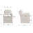 Linen Upholstered Armchair-1482415719