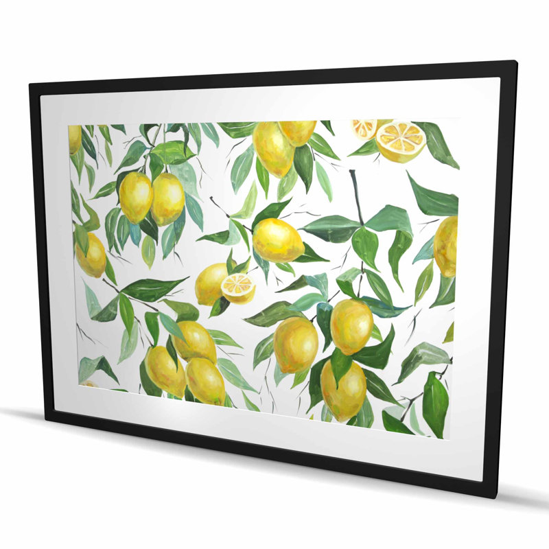 Motif de citron - cuisine gastronomique