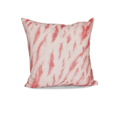Shibori Stripe Geometric Throw Pillow Cover & Insert