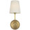 Thomas O'Brien Vendome 16" Cordless Single Sconce with Linen Shade